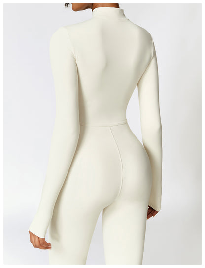 Damen Samt Yoga Fitness Jumpsuit – Push-Up Activewear für Fitnessstudio, Pilates & Training