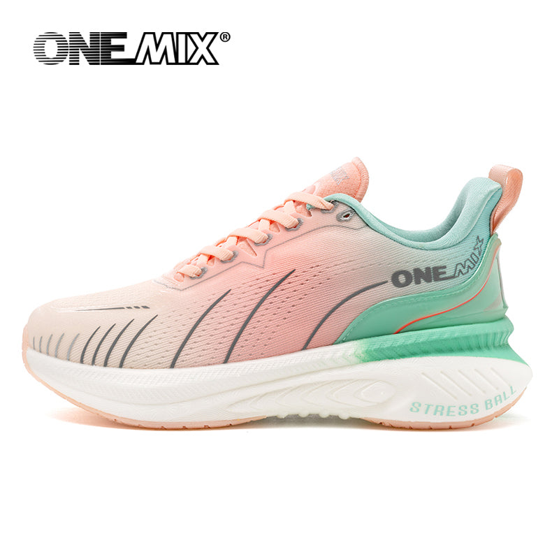 ONEMIX Laufschuhe Damen Herren Kaufen – Gedämpfte Running Schuhe für Schwere Läufer, Rutschfeste Sportschuhe für Outdoor & Training