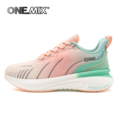 ONEMIX Laufschuhe Damen Herren Kaufen – Gedämpfte Running Schuhe für Schwere Läufer, Rutschfeste Sportschuhe für Outdoor & Training
