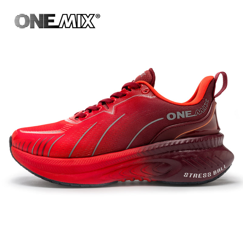 ONEMIX Laufschuhe Damen Herren Kaufen – Gedämpfte Running Schuhe für Schwere Läufer, Rutschfeste Sportschuhe für Outdoor & Training
