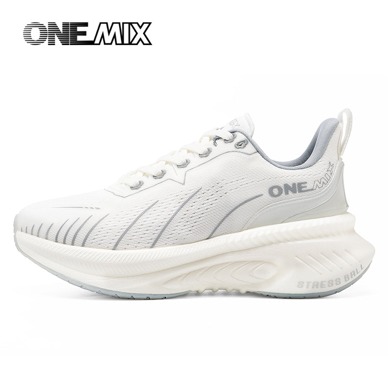 ONEMIX Laufschuhe Damen Herren Kaufen – Gedämpfte Running Schuhe für Schwere Läufer, Rutschfeste Sportschuhe für Outdoor & Training