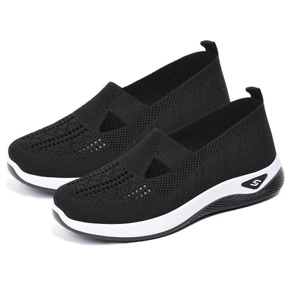 Orthopädische Schuhe Damen Kaufen – Barefoot Sneaker Atmungsaktiv, Rutschfeste Walking Schuhe mit Fußgewölbe-Unterstützung