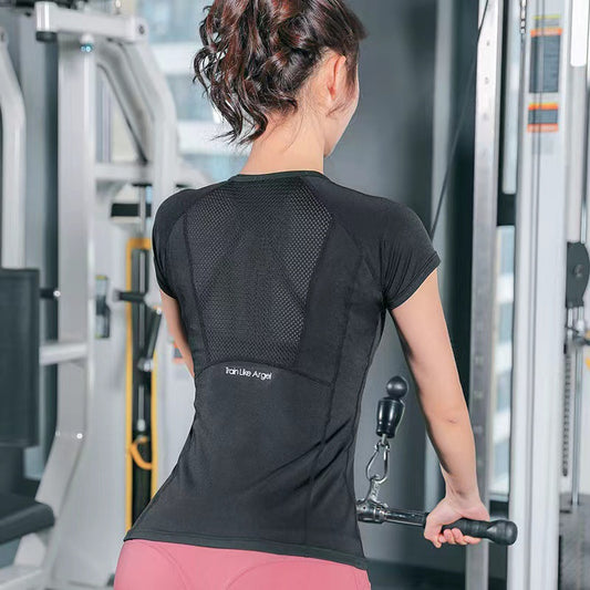 Damen Sportshirt Langarm Nahtlos – Fitness, Running, Jogging & Yoga Training Top