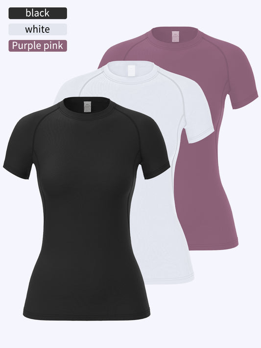Damen 3er Sport Set – Schnell trocknend & Atmungsaktiv
