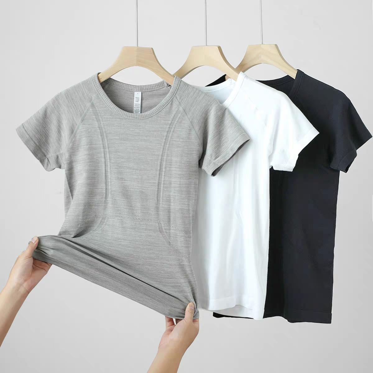 Damen Sommer Sport T-Shirt Kurzarm – Yoga, Fitness, Running & Freizeit Top