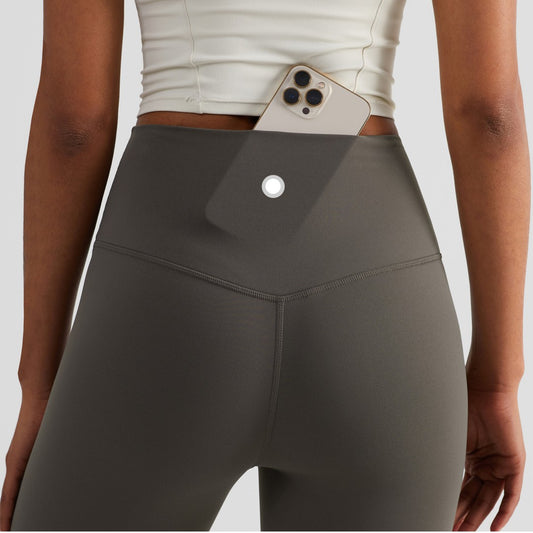 Damen High-Waist 7/8 Leggings – mit Tasche & Butterweichem Komfort für Training & Gym