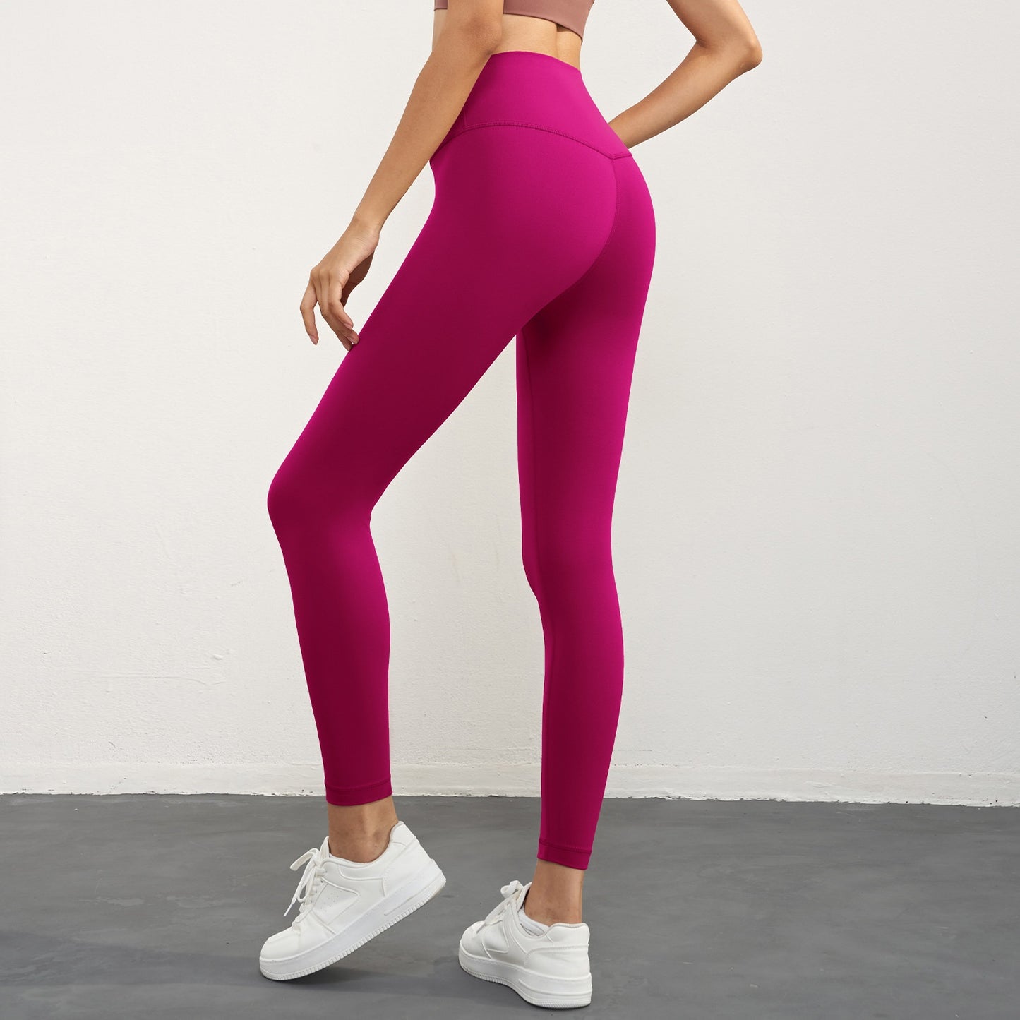 Damen High-Waist 7/8 Leggings – mit Tasche & Butterweichem Komfort für Training & Gym