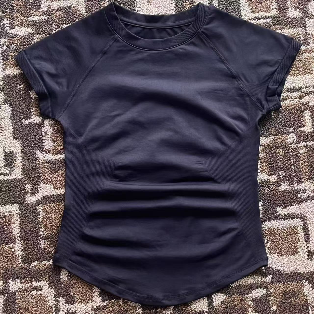 Impact Logo Damen Sport T-Shirt Kurzarm – Atmungsaktiv, Elastisch & Rundhals für Running, Fitness & Yoga