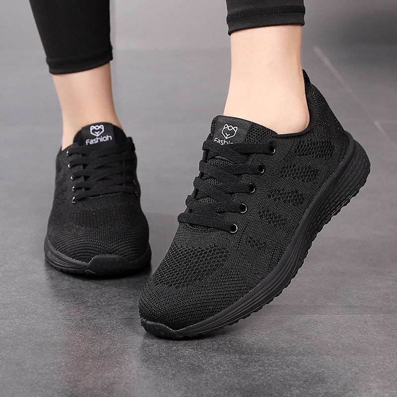 Damen Sneaker Plateau Kaufen – Atmungsaktive Sportschuhe, Leichte Running & Casual Schuhe, Sommer Mesh Turnschuhe Damen