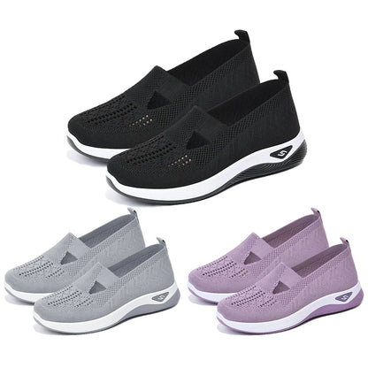Orthopädische Schuhe Damen Kaufen – Barefoot Sneaker Atmungsaktiv, Rutschfeste Walking Schuhe mit Fußgewölbe-Unterstützung