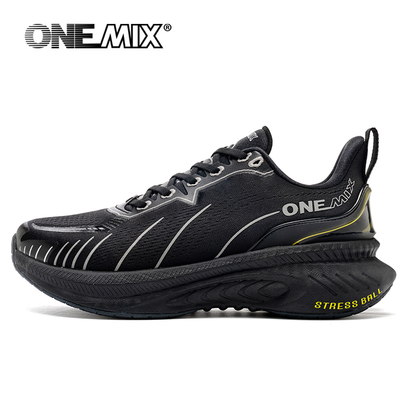 ONEMIX Laufschuhe Damen Herren Kaufen – Gedämpfte Running Schuhe für Schwere Läufer, Rutschfeste Sportschuhe für Outdoor & Training