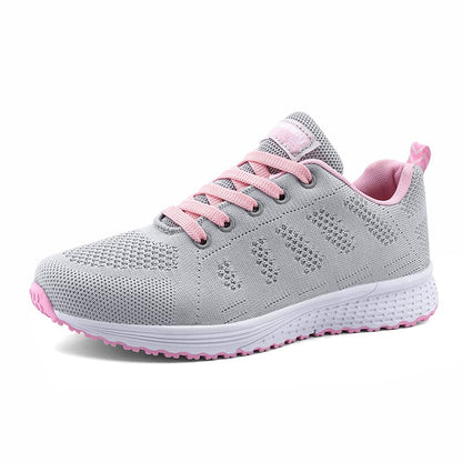 Damen Fitness Sneaker Weiß Kaufen – Atmungsaktive Sportschuhe, Leichte Trainingsschuhe, Bequeme Gym Schuhe für Alltag & Fitness