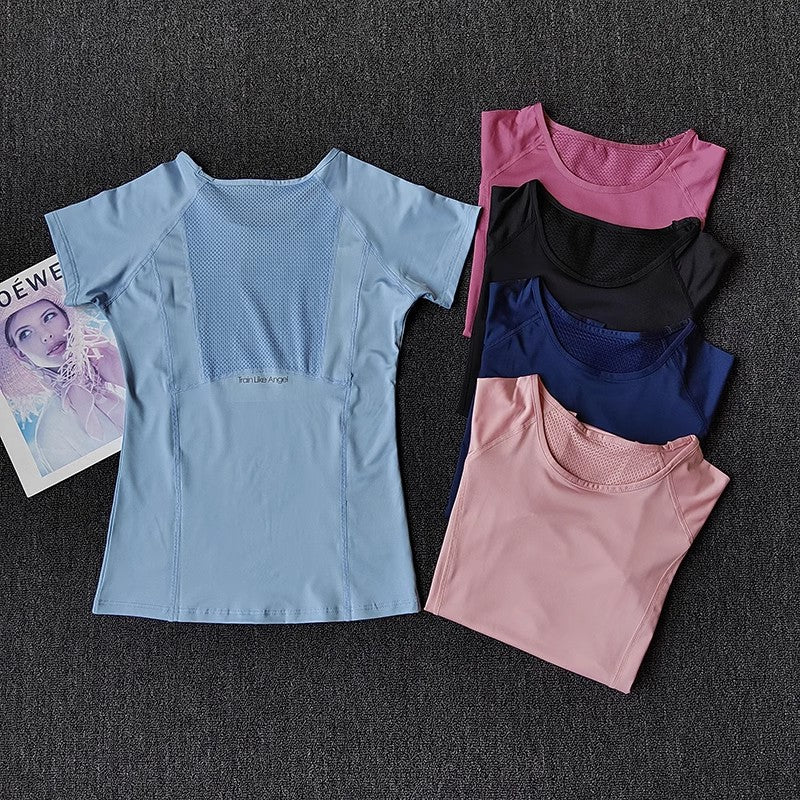 Damen Sport T-Shirt – Outdoor, Fitness, Running & Yoga Top