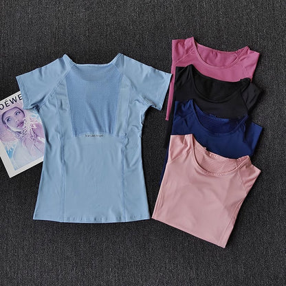 Damen Sport T-Shirt – Outdoor, Fitness, Running & Yoga Top