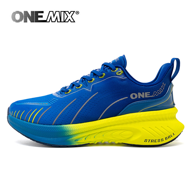 ONEMIX Laufschuhe Damen Herren Kaufen – Gedämpfte Running Schuhe für Schwere Läufer, Rutschfeste Sportschuhe für Outdoor & Training