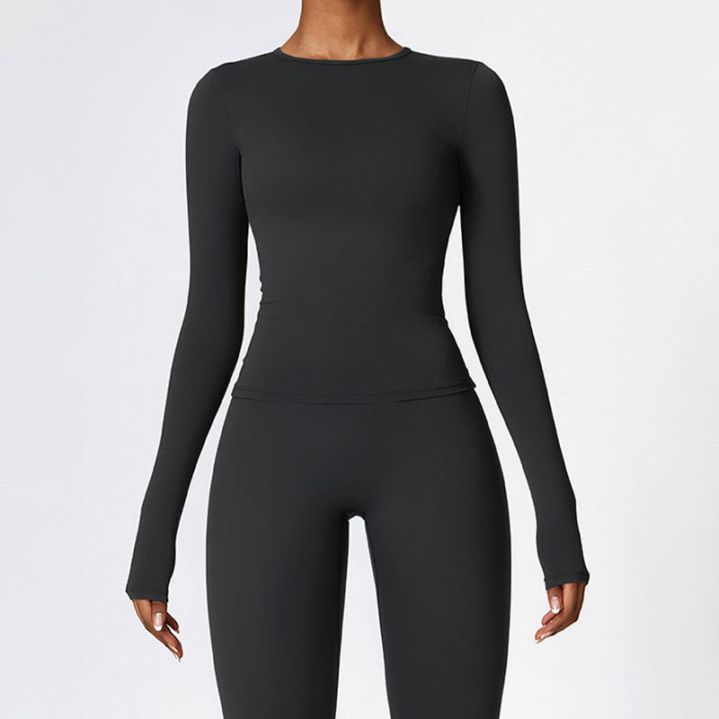 NCLAGEN Damen Sportshirt Langarm – Atmungsaktiv & Elastisch