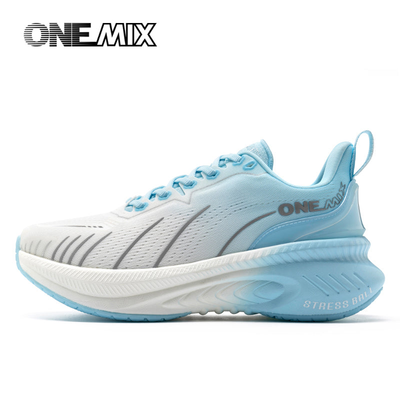 ONEMIX Laufschuhe Damen Herren Kaufen – Gedämpfte Running Schuhe für Schwere Läufer, Rutschfeste Sportschuhe für Outdoor & Training