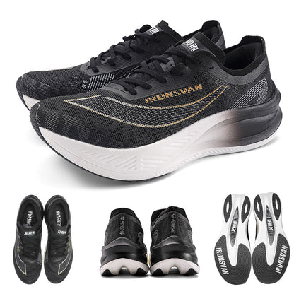 Carbon Laufschuhe Damen Herren Kaufen – IRUNSVAN Marathon Running Schuhe mit Carbonplatte, Leicht Gedämpft, Profi Running & Wettkampf Schuhe