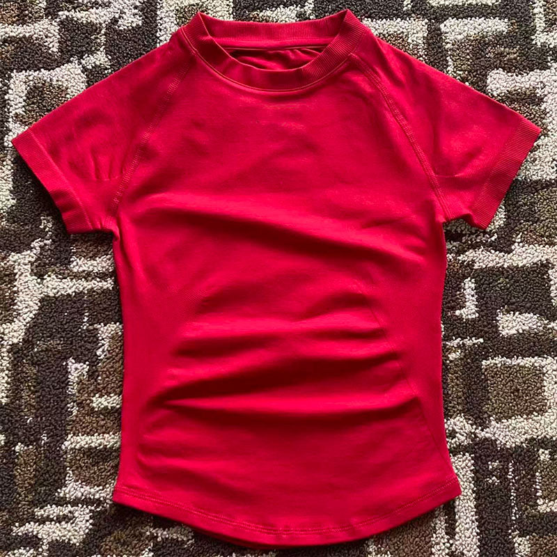Impact Logo Damen Sport T-Shirt Kurzarm – Atmungsaktiv, Elastisch & Rundhals für Running, Fitness & Yoga