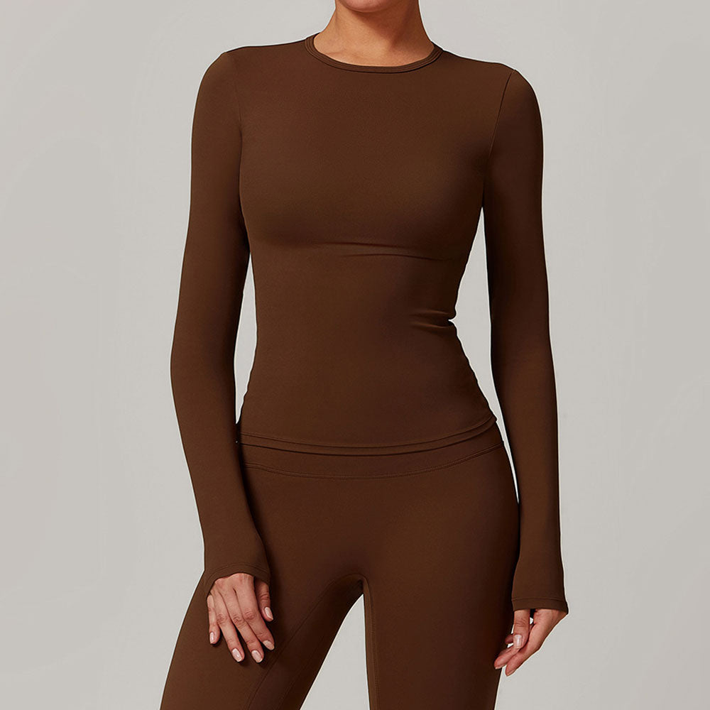 NCLAGEN Damen Sportshirt Langarm – Atmungsaktiv & Elastisch