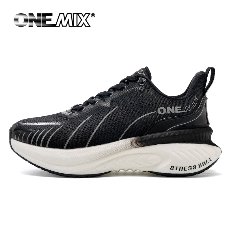 ONEMIX Laufschuhe Damen Herren Kaufen – Gedämpfte Running Schuhe für Schwere Läufer, Rutschfeste Sportschuhe für Outdoor & Training