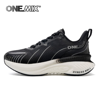 ONEMIX Laufschuhe Damen Herren Kaufen – Gedämpfte Running Schuhe für Schwere Läufer, Rutschfeste Sportschuhe für Outdoor & Training