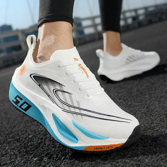 Carbon Laufschuhe Damen Herren Kaufen – Marathon Racing Schuhe mit Full Carbon Plate, Ultraleicht & Max Dämpfung für Wettkampf Running