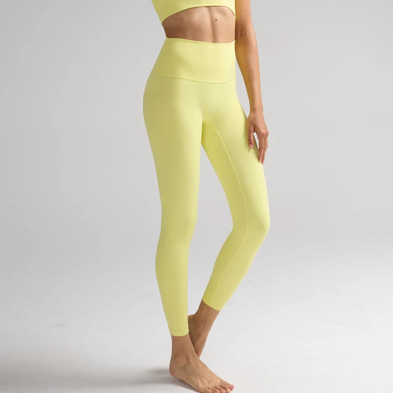 Damen High-Waist Naked Feel Leggings – für Fitness & Workout