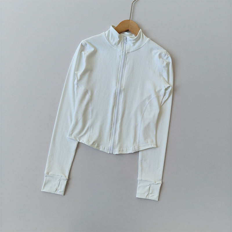 Damen Sportjacke mit Kapuze – Schnell trocknend & Figurbetont