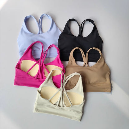 Atmungsaktives Damen Yoga-Set (2-teilig) – Crop Top mit Sport-BH & High-Waist Leggings, Fitness- & Gym Outfit