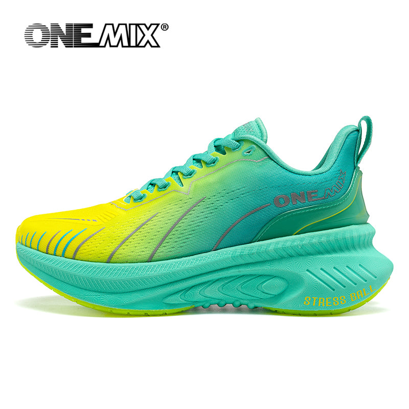 ONEMIX Laufschuhe Damen Herren Kaufen – Gedämpfte Running Schuhe für Schwere Läufer, Rutschfeste Sportschuhe für Outdoor & Training