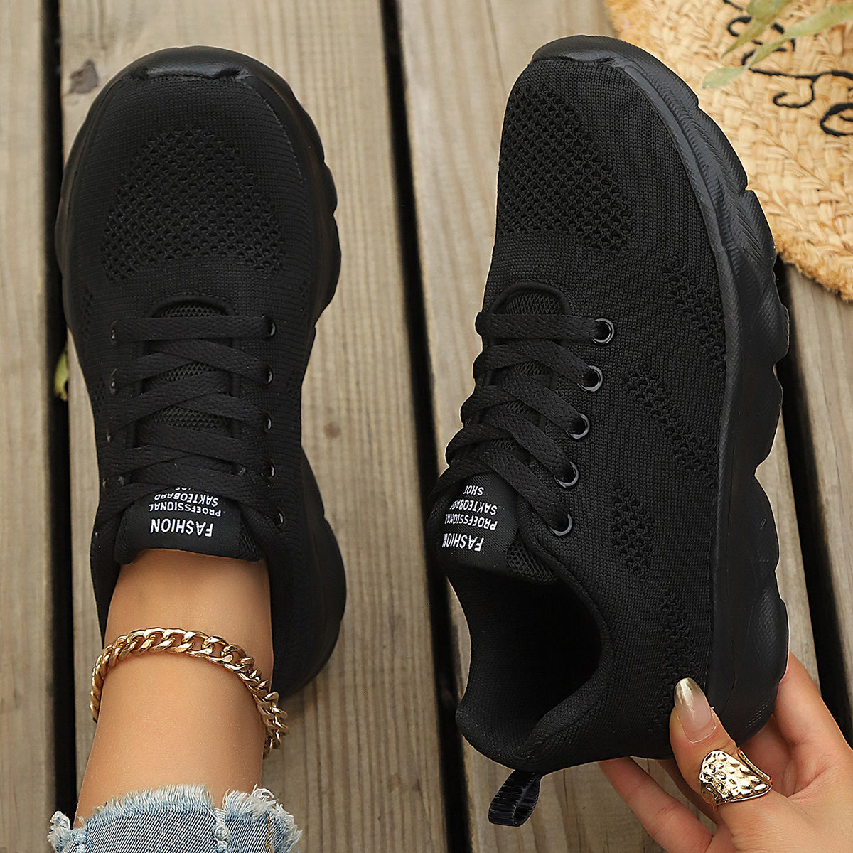 Damen Sneaker Plateau Kaufen – Atmungsaktive Sportschuhe, Leichte Running & Casual Schuhe, Sommer Mesh Turnschuhe Damen