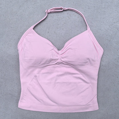 Damen Yoga Set – Backless Top & Shorts (2-teilig) für Fitness & Gym