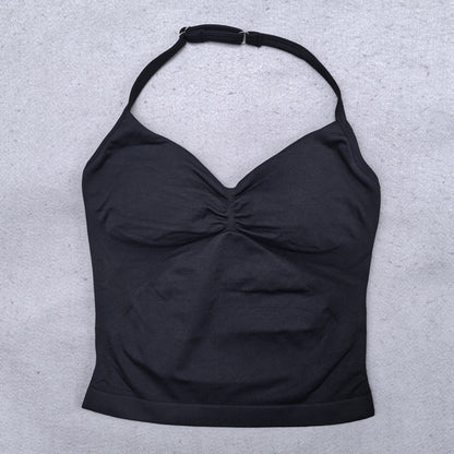 Damen Yoga Set – Backless Top & Shorts (2-teilig) für Fitness & Gym