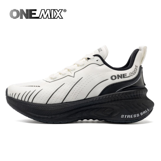 ONEMIX Laufschuhe Damen Herren Kaufen – Gedämpfte Running Schuhe für Schwere Läufer, Rutschfeste Sportschuhe für Outdoor & Training