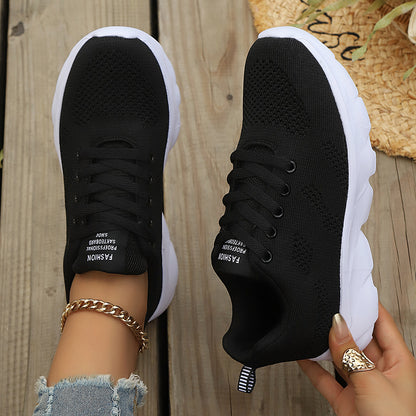 Damen Sneaker Plateau Kaufen – Atmungsaktive Sportschuhe, Leichte Running & Casual Schuhe, Sommer Mesh Turnschuhe Damen