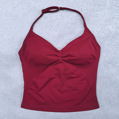 Damen Yoga Set – Backless Top & Shorts (2-teilig) für Fitness & Gym