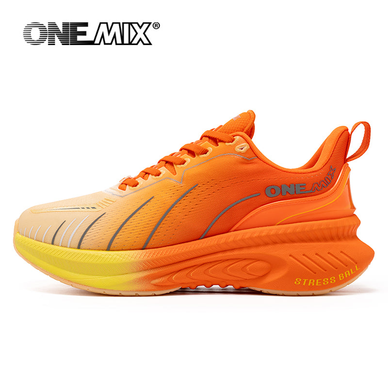 ONEMIX Laufschuhe Damen Herren Kaufen – Gedämpfte Running Schuhe für Schwere Läufer, Rutschfeste Sportschuhe für Outdoor & Training